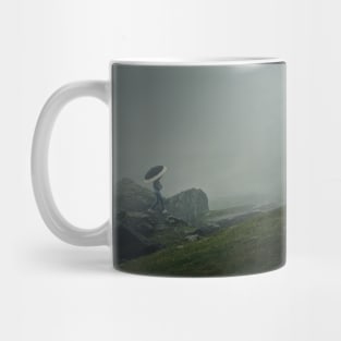 foggy mountains wanderer Mug